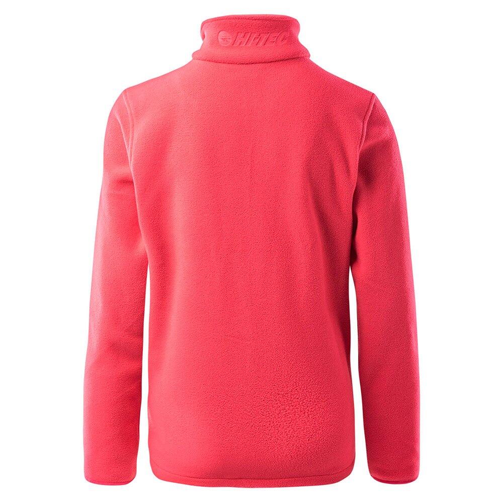 Giacca In Pile Bambini Hi-Tec Nader Rosa Rossa 2/3