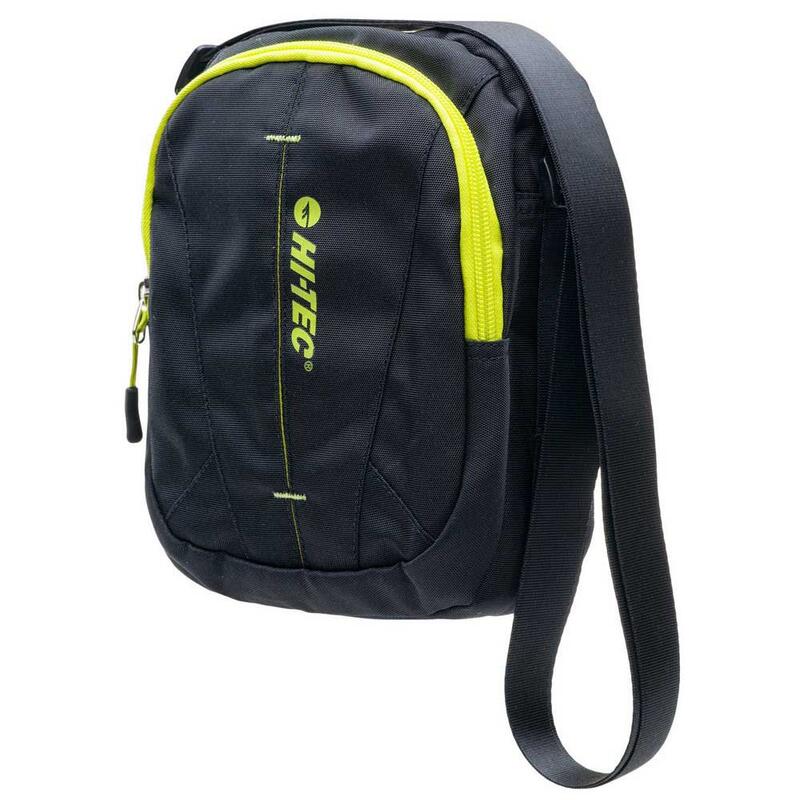 Sac À Bandoulière SAQUET Adulte (Noir / Vert Néon)