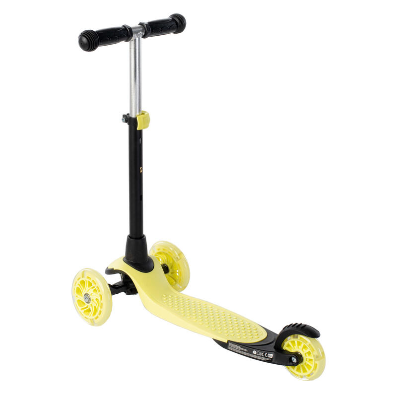 Muffin LED Wheels Freestyle Scooter para crianças e jovens Amarelo pastel/preto
