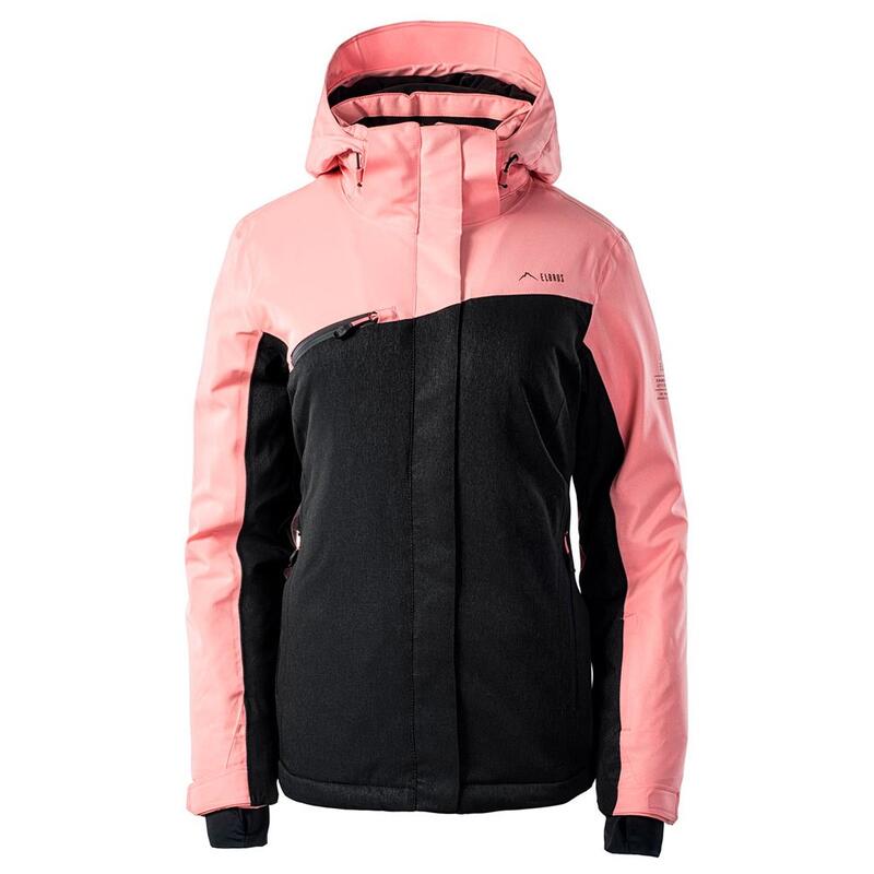 Blouson de ski LILLE Femme (Noir / Flamant rose)