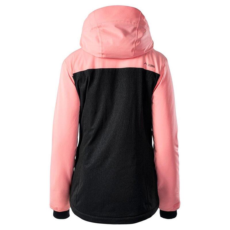 Blouson de ski LILLE Femme (Noir / Flamant rose)