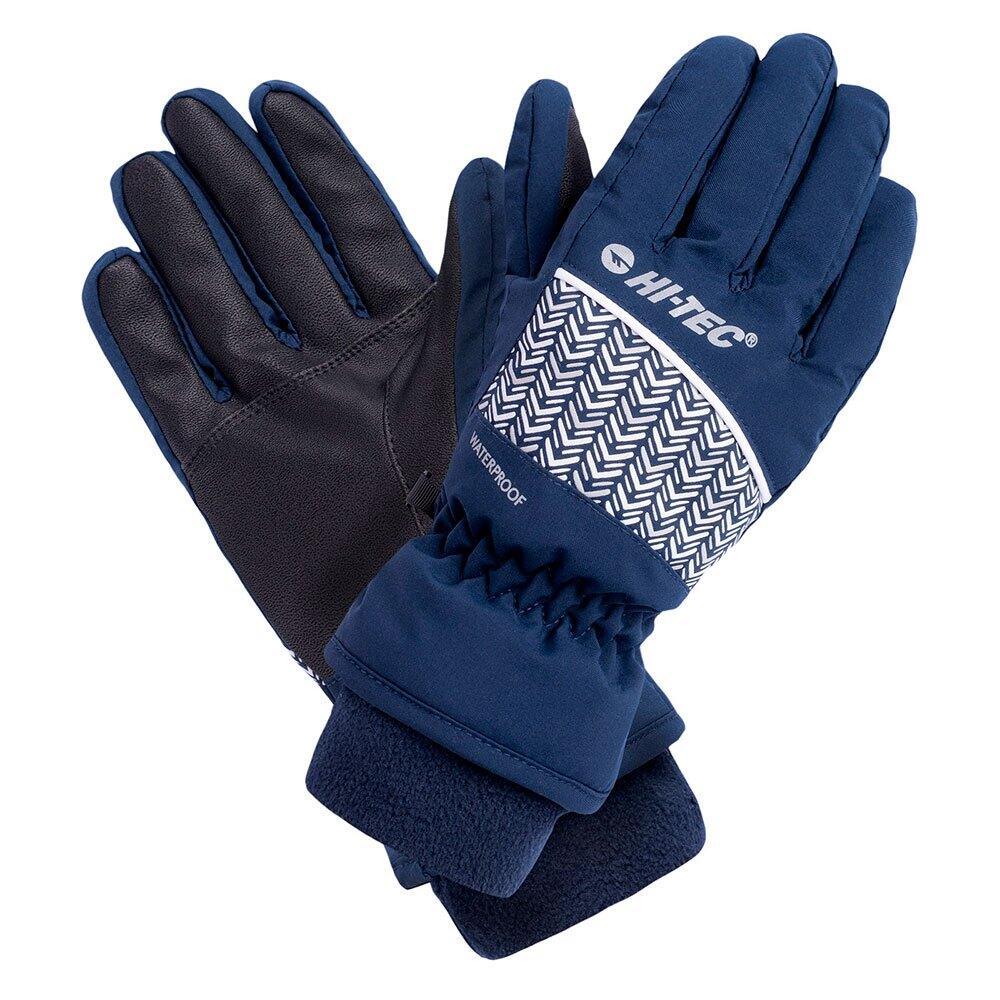 Hi-tec - Gants De Ski Flam Femme (bleu Foncé) - Gants - Marron|noir|vert - L-xl - Decathlon
