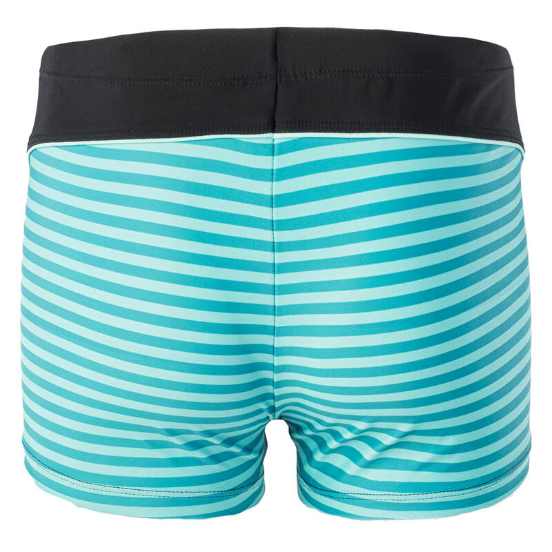 Short de bain IDARO Garçon (Noir / Turquoise vif)