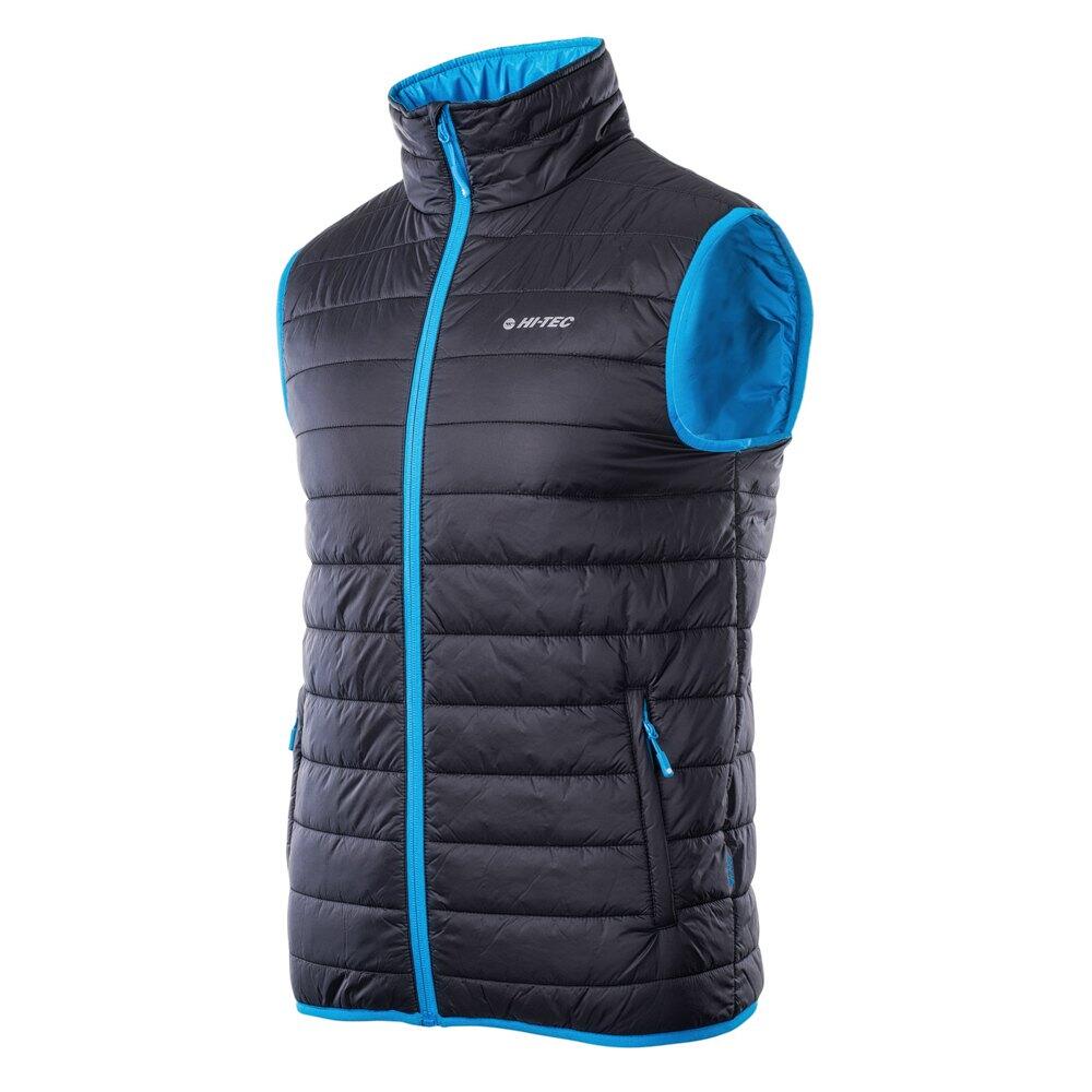 Heren Solner Gewatteerd Gilet (Zwart/Diva Blauw) 3/3
