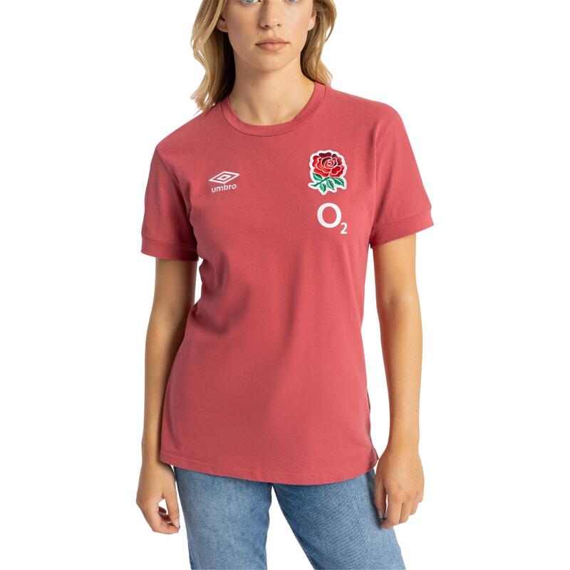 "2324" TShirt für Damen Erd Rose