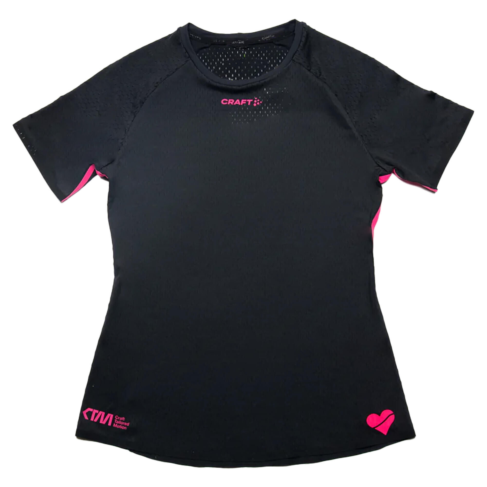 CRAFT Womens/Ladies CTM Distance ShortSleeved TShirt (Black)