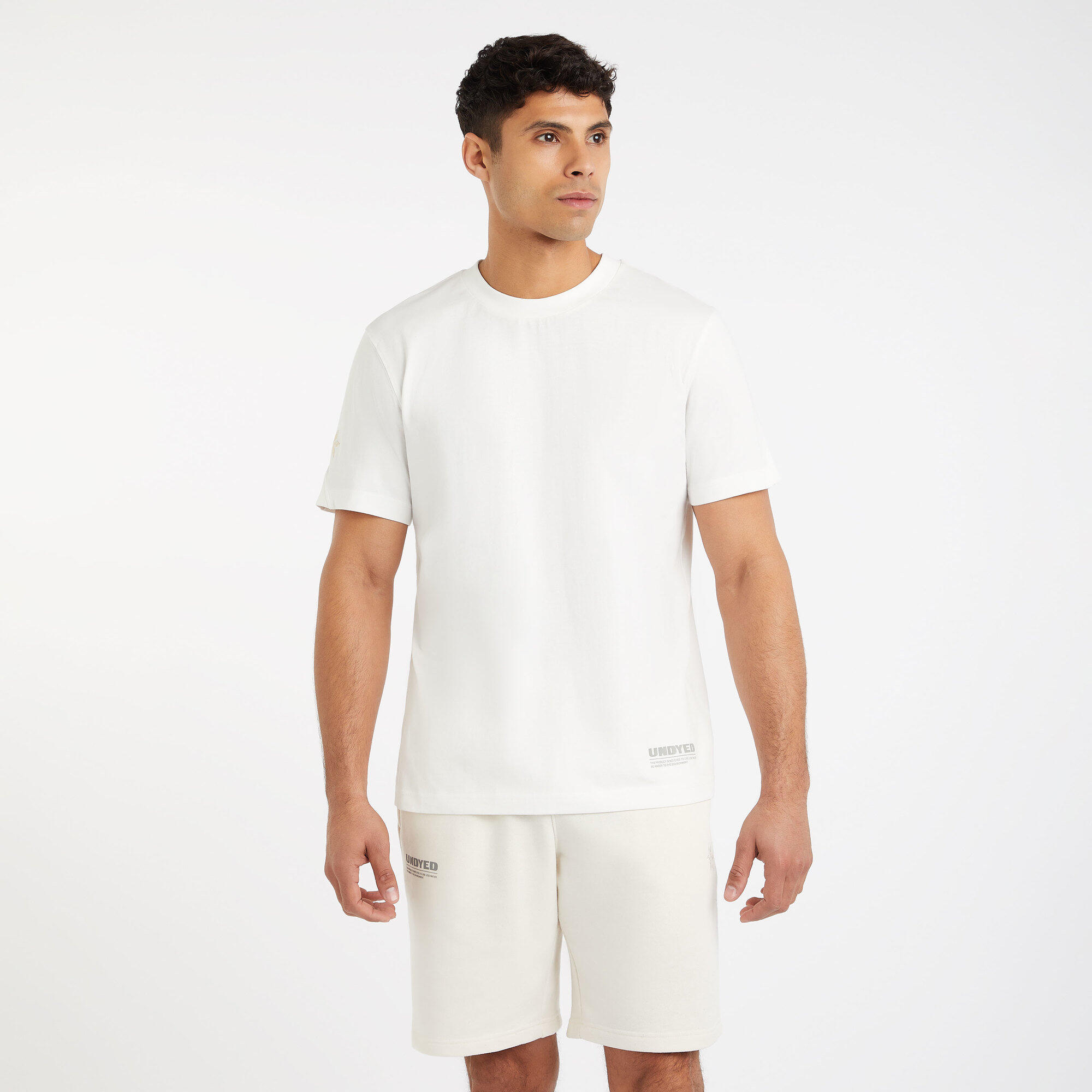 Mens Undyed TShirt (Natural) 4/4