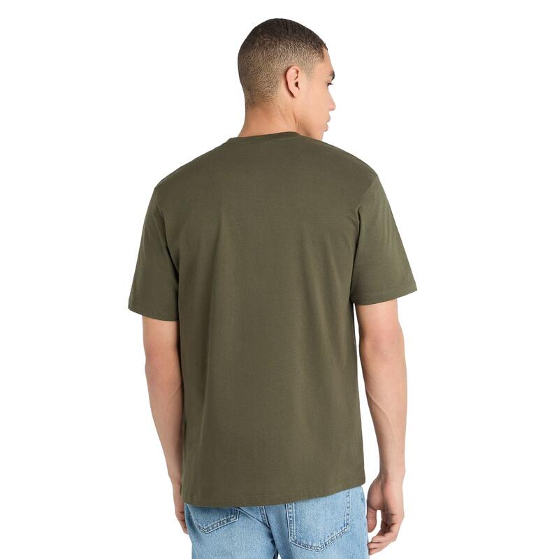 Tshirt CORE Homme (Vert kaki foncé / Noir)