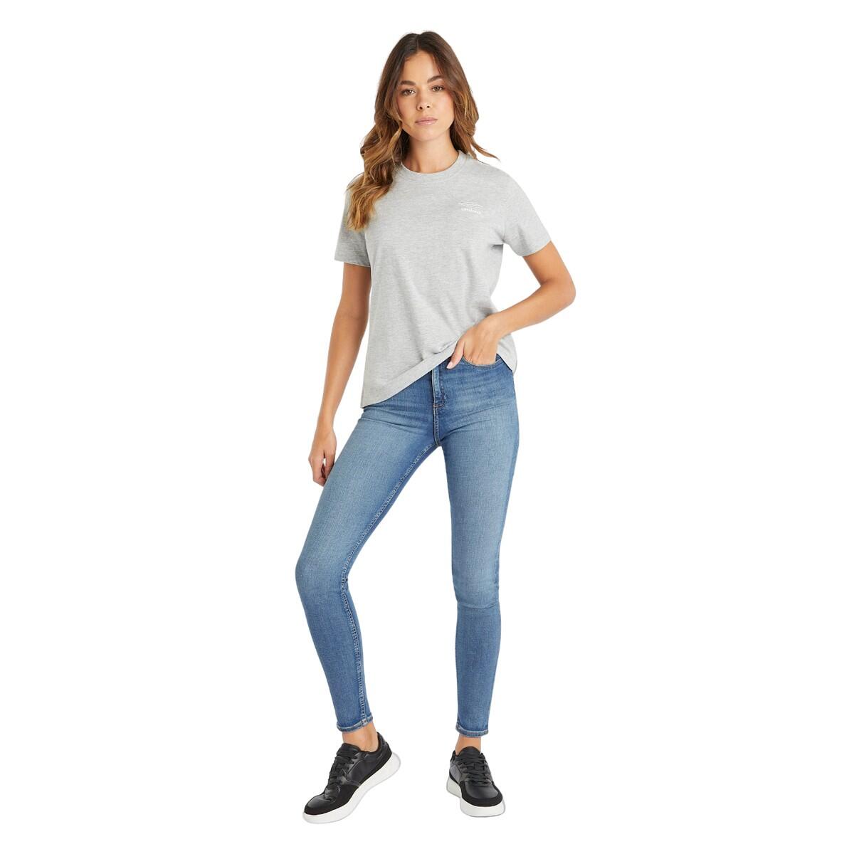 Womens/Ladies Core Classic TShirt (Grey Marl) 4/4