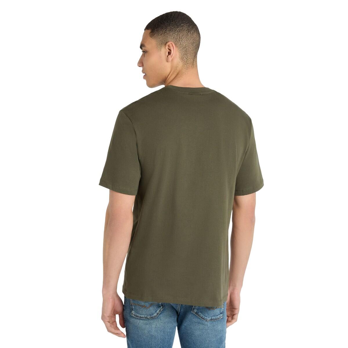 Tshirt CORE Homme (Vert Kaki Foncé / Noir) 2/4