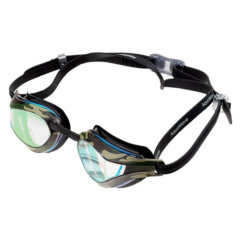 Unisex Storm RC Camo zwembril voor volwassenen (Zwart/Groen)