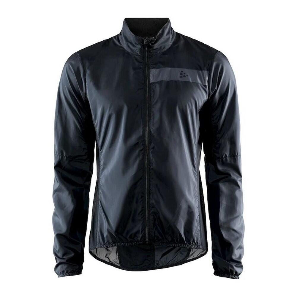 Mens Essence Windproof Cycling Jacket (Black) 1/4