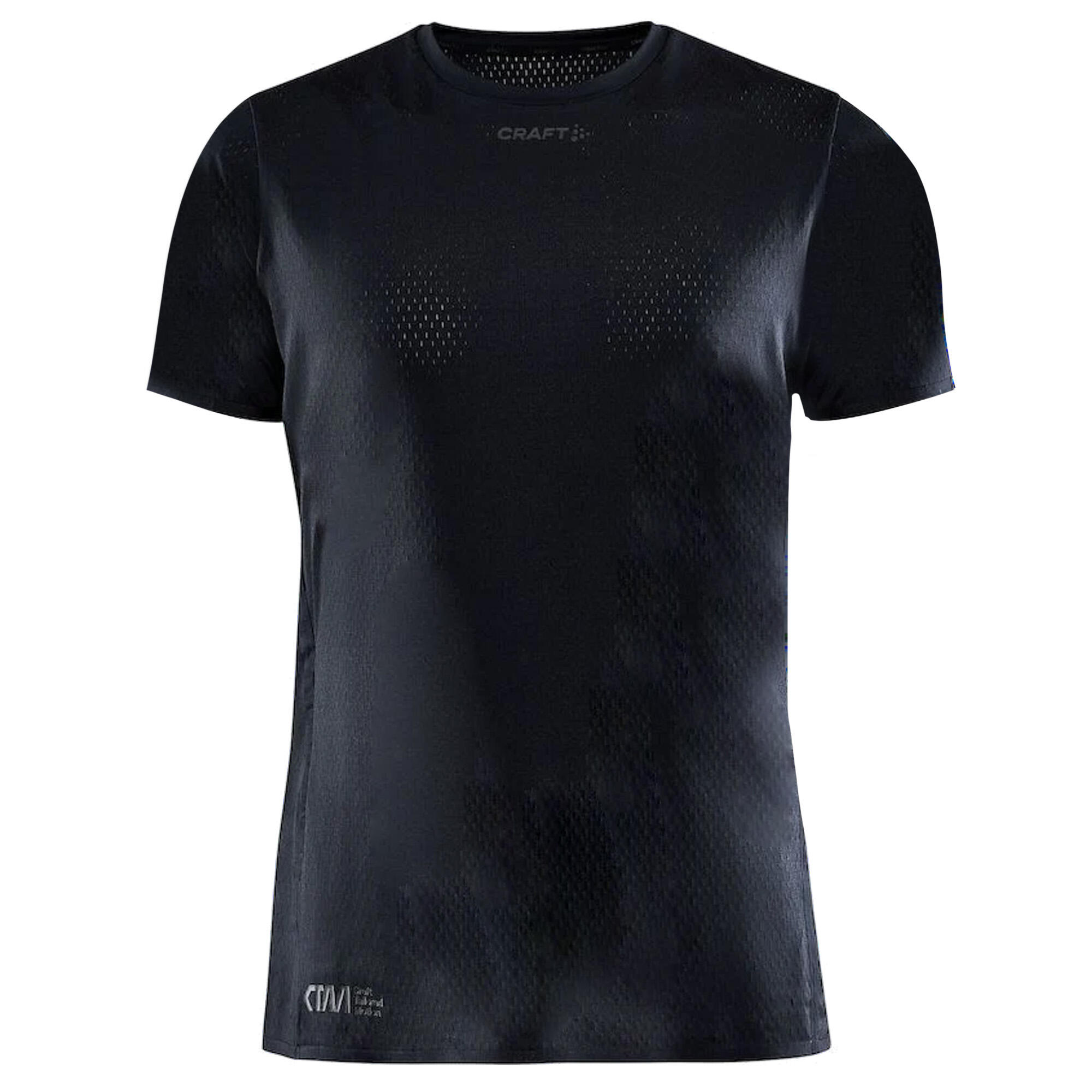 CRAFT Mens Mesh Wrap ShortSleeved TShirt (Black)
