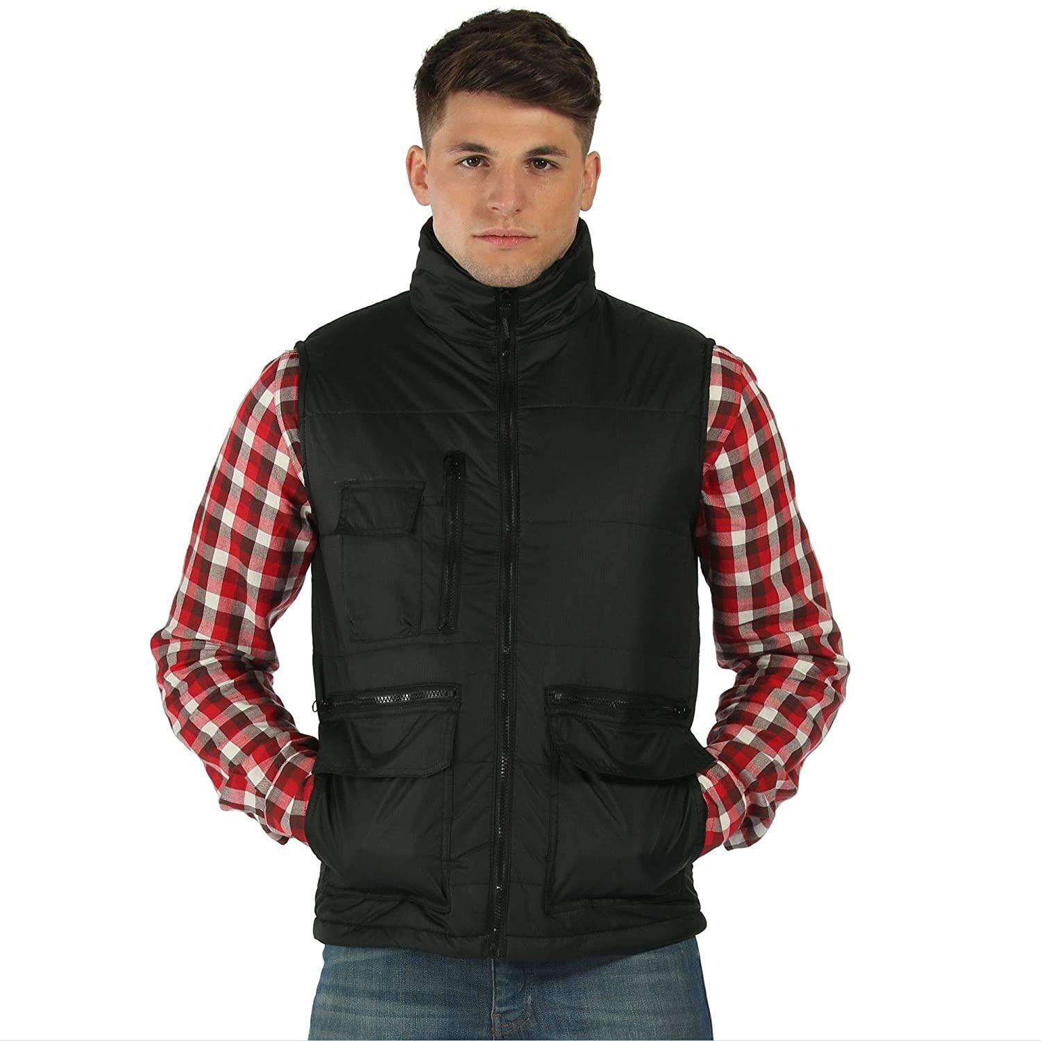 Steller Men's sleeveless jacket (Black)