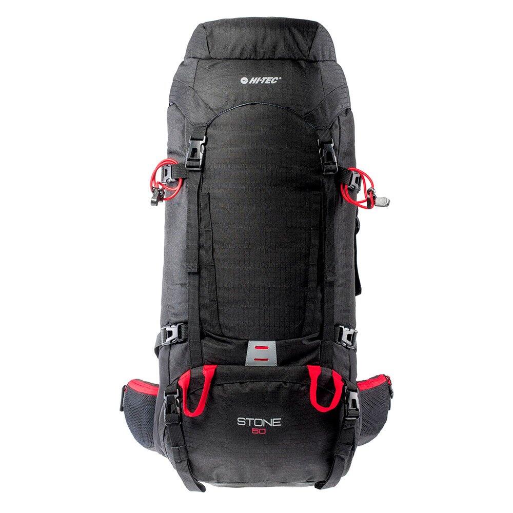 Unisex Adult Stone Hiking Backpack (Black/High Risk Red)