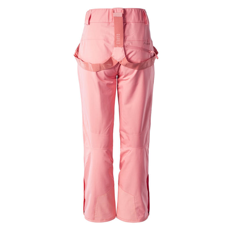 Calças de Ski Leanna para senhora/senhora Rosa Flamingo / Rosa-Pálido Empoeirado