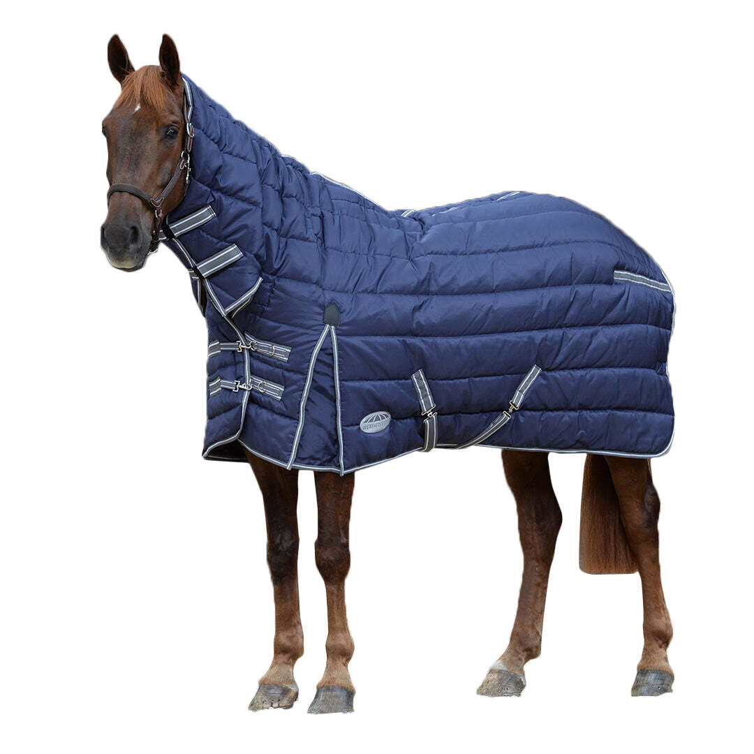 WEATHERBEETA Comfitec PP II Combo Neck Channel Quilt Heavyweight Horse Turnout Rug (Dark