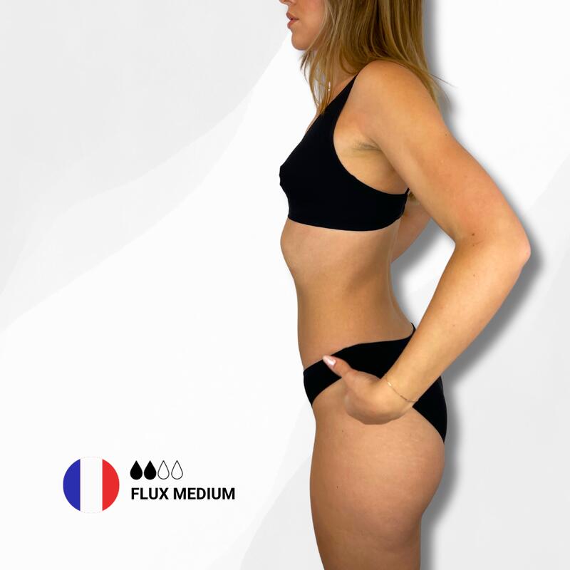 Cueca de Bikini menstrual para fluxos moderados