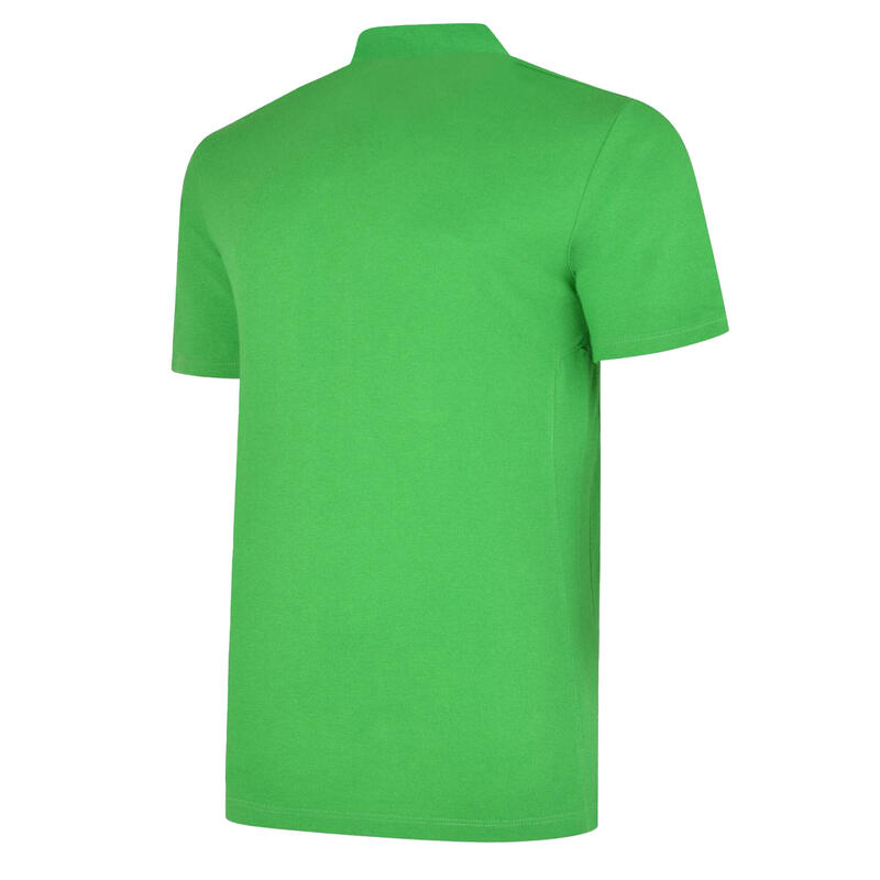 "Essential" Poloshirt für Jungen Smaragd/Weiß