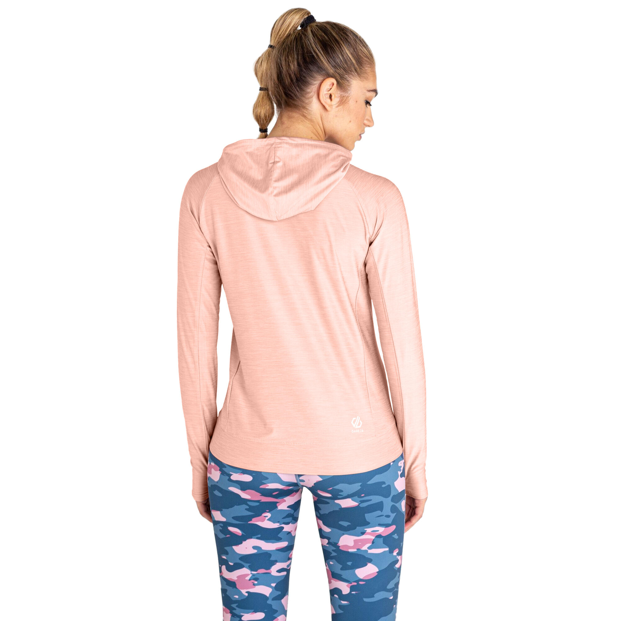 DARE 2B Womens/Ladies Sprint City Lightweight Hoodie (Powder Pink)