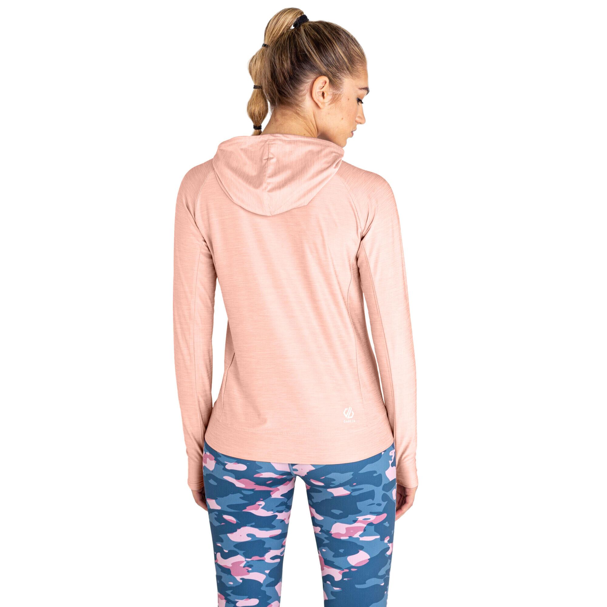 DARE 2B Womens/Ladies Sprint City Lightweight Hoodie (Powder Pink)