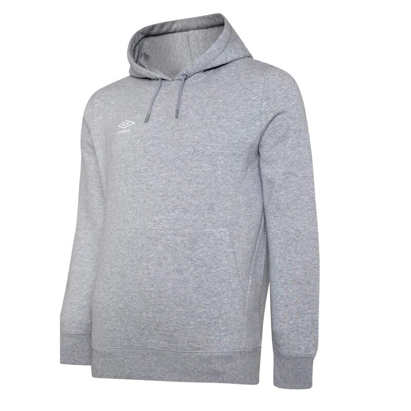 Sweat à capuche CLUB LEISURE Homme (Gris chiné / Blanc)