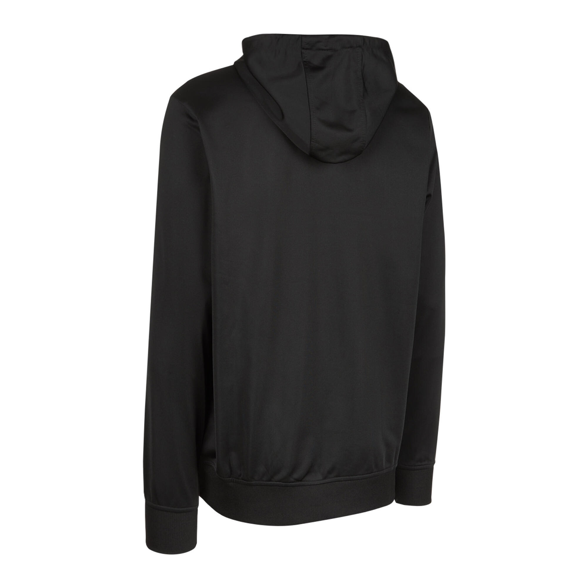 Mens Club Essential Polyester Hoodie (Black) 3/3