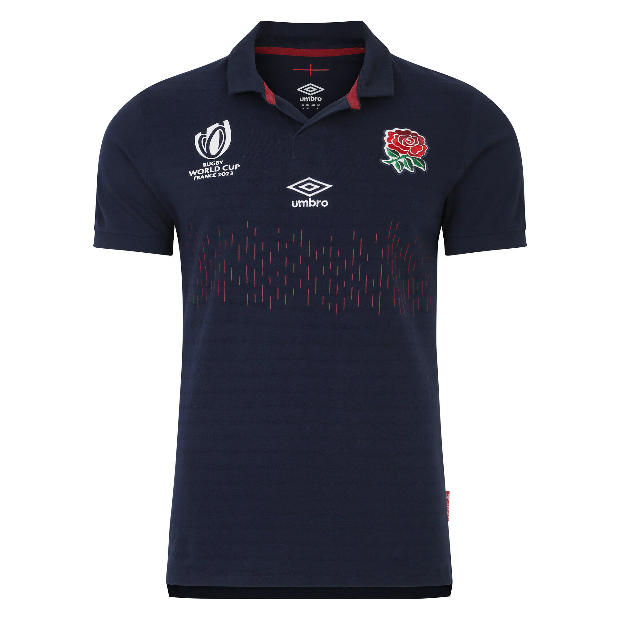 UMBRO Unisex Adult World Cup 23/24 England Rugby Alternative Jersey (Navy