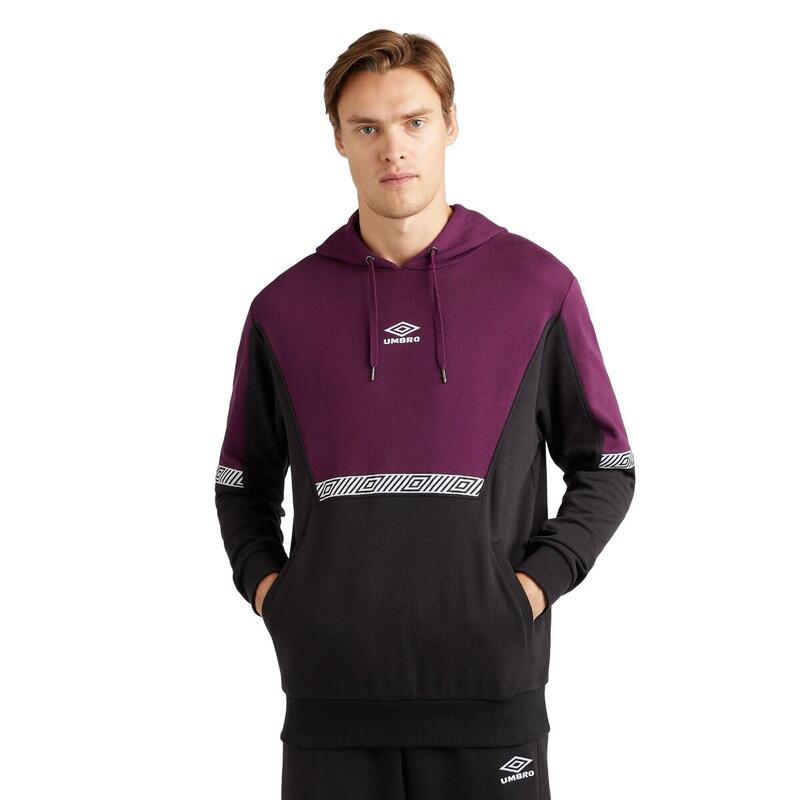 Sweat à capuche SPORTS STYLE CLUB Homme (Noir / Violet foncé)