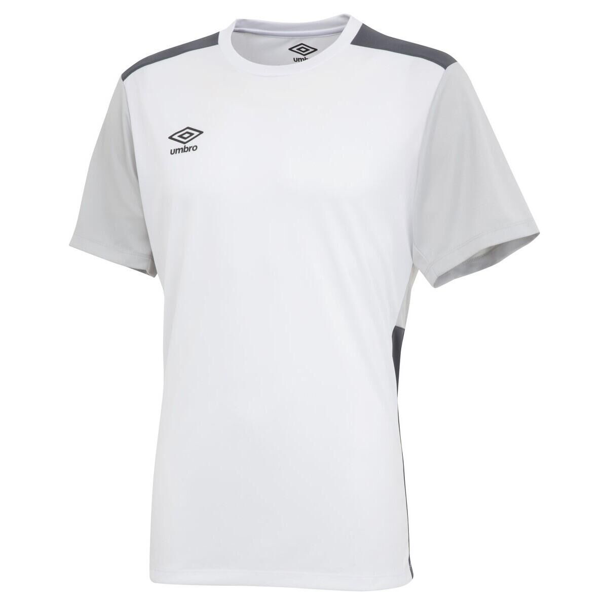 UMBRO Childrens/Kids Training Jersey (White/High Rise Grey/Carbon)