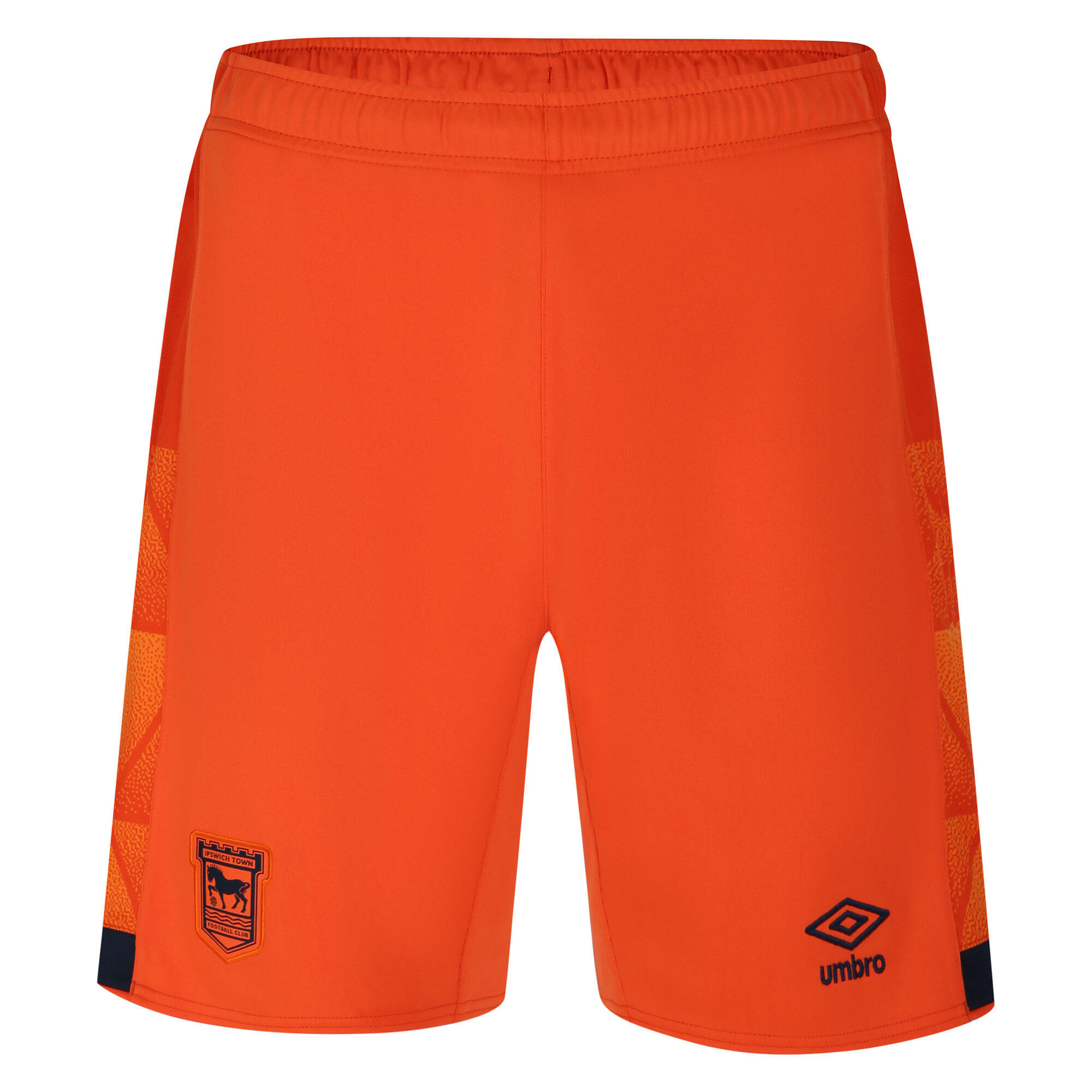 UMBRO Mens 23/24 Ipswich Town FC Away Shorts (Orange)