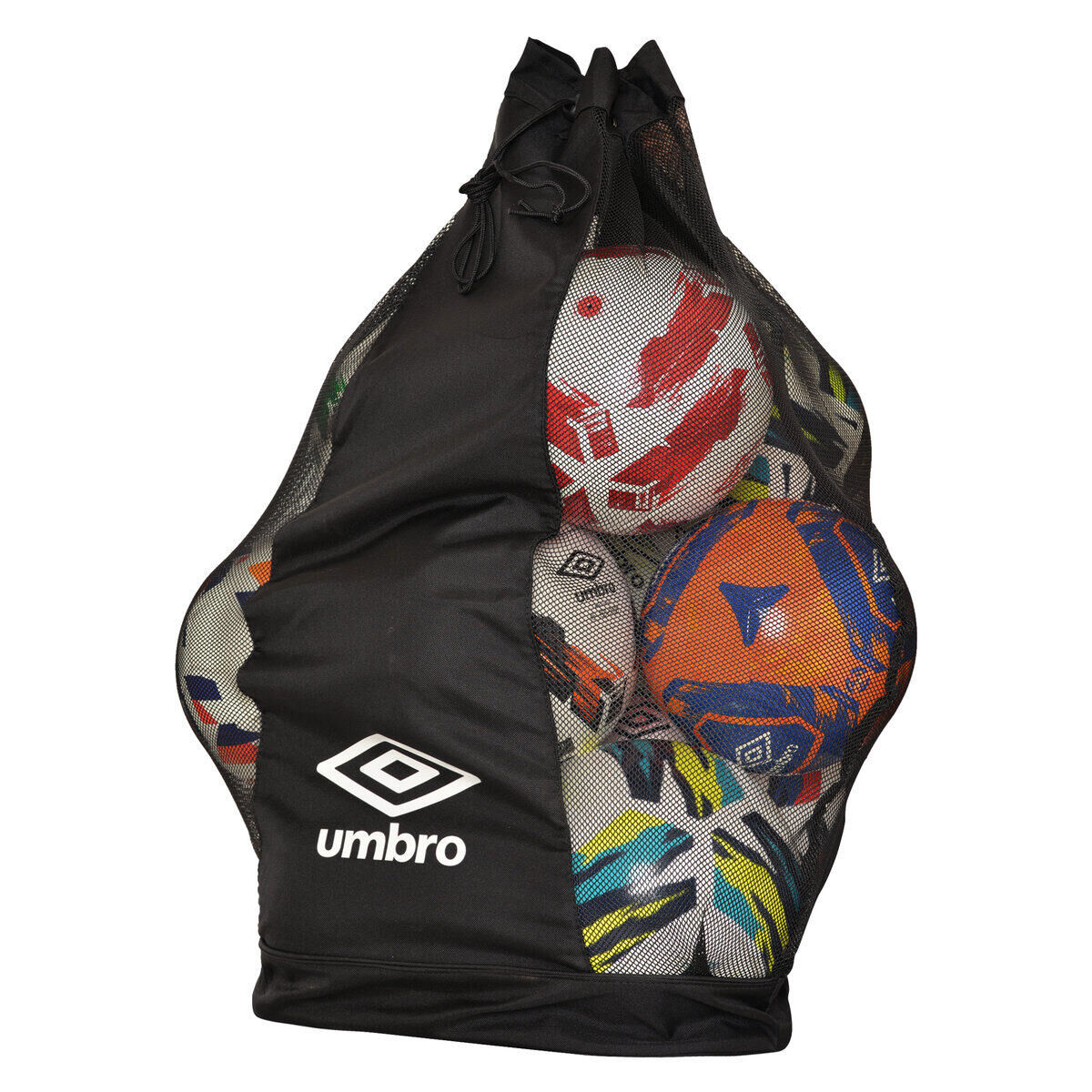 UMBRO Logo Football Bag (Black/White)