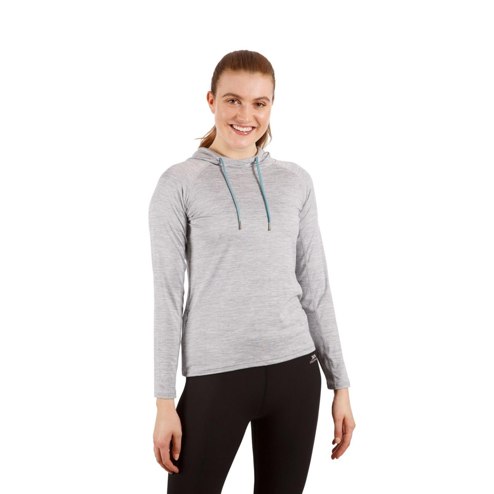 Sweat À Capuche HATTIE Femme (Gris Platine Chiné) 3/5