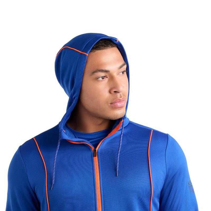 Veste à capuche PRO Homme (Bleu foncé / Orange)