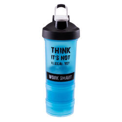 Bouteille De Sport BETA WORK SMART (Cyan / Noir)