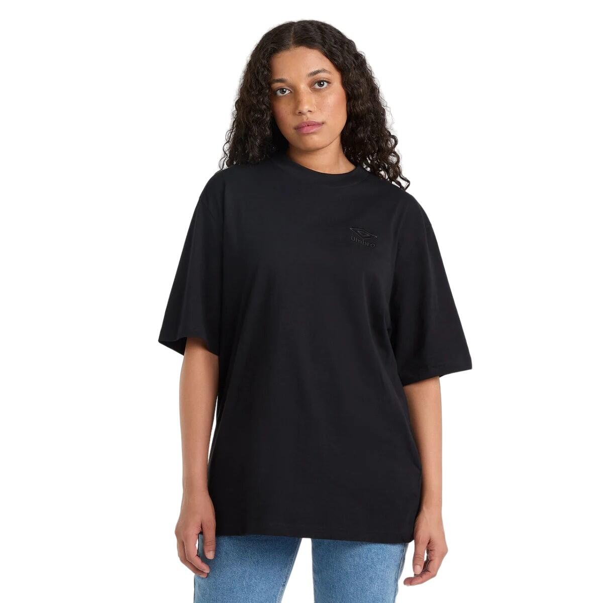 Womens/Ladies Core Oversized TShirt (Black) 3/4