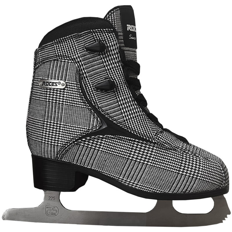 Roces Brits Check Figure Skates Black/White 40