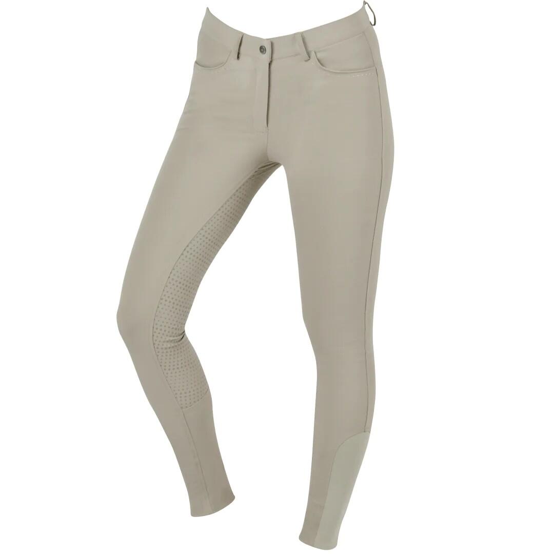 Womens/Ladies Shelby Full Seat Breeches (Latte) 1/2