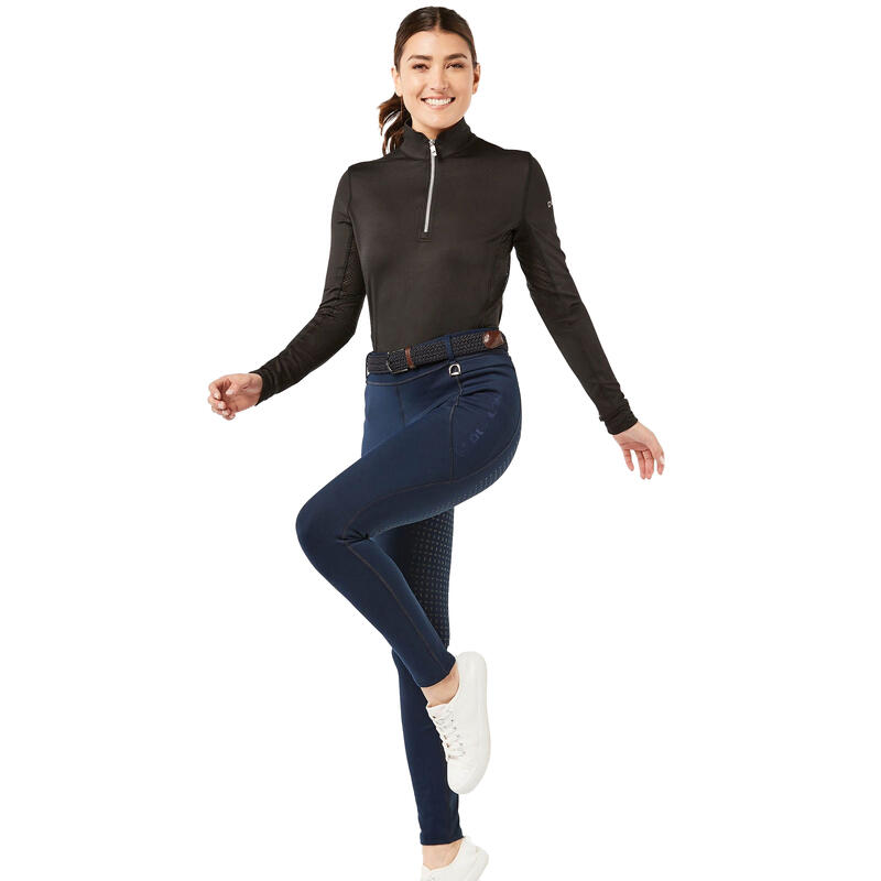 Collant d´équitation WARM IT THERMODYNAMIC Femme (Bleu marine)