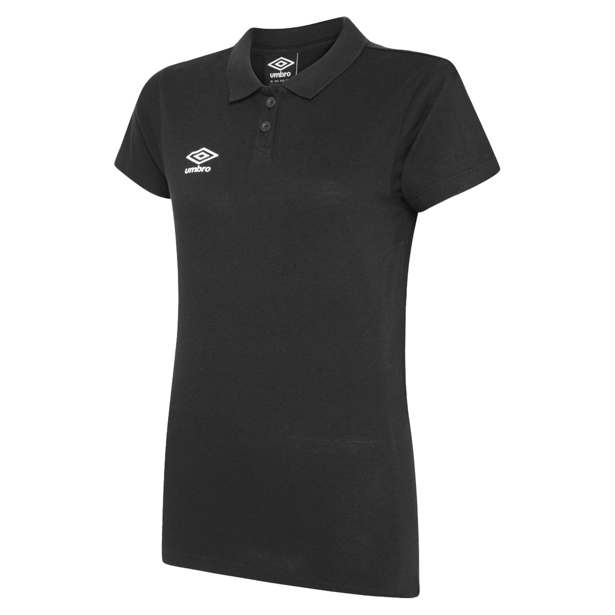 UMBRO Womens/Ladies Club Essential Polo Shirt (Carbon/White)