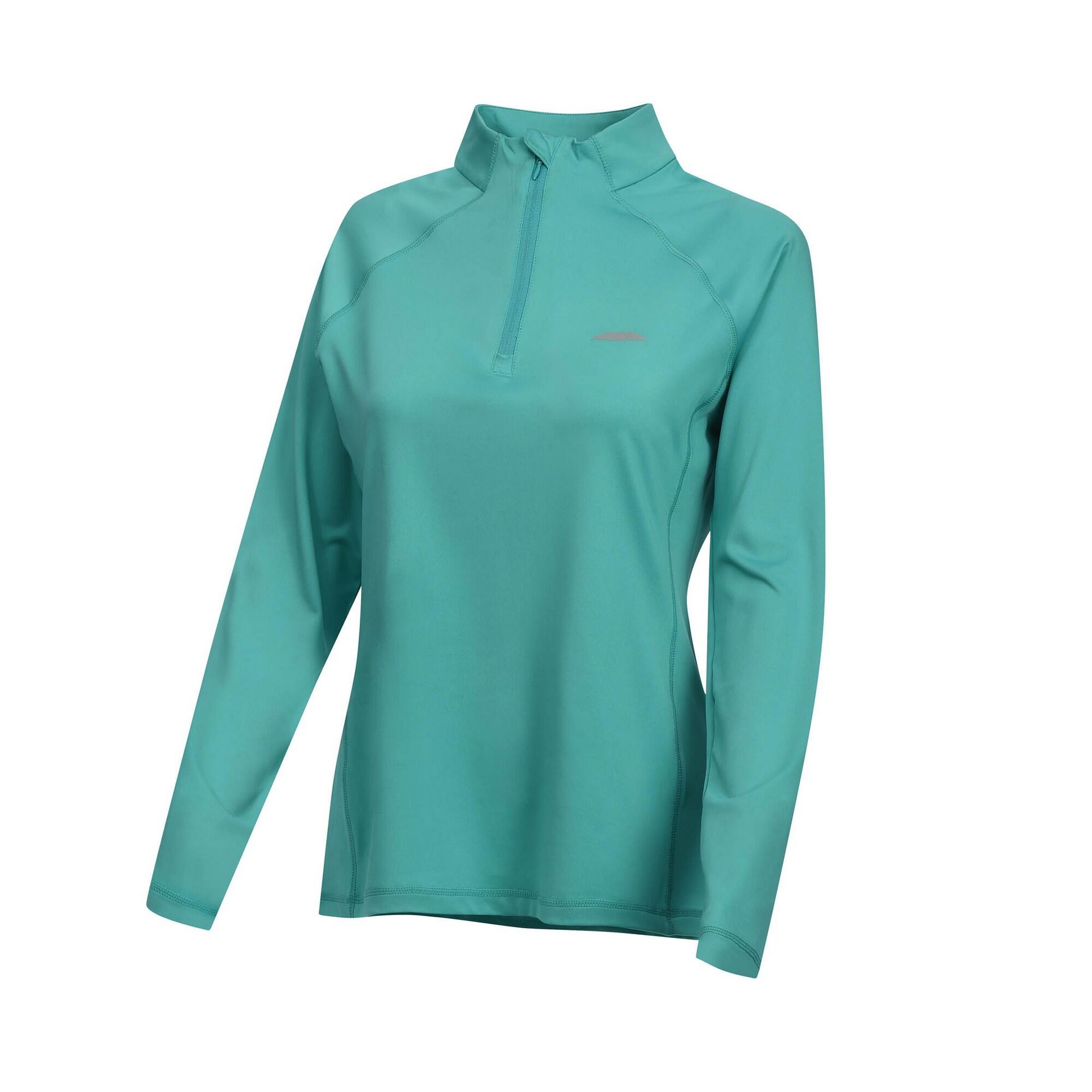 Womens/Ladies Prime LongSleeved Base Layer Top (Turquoise) 1/3