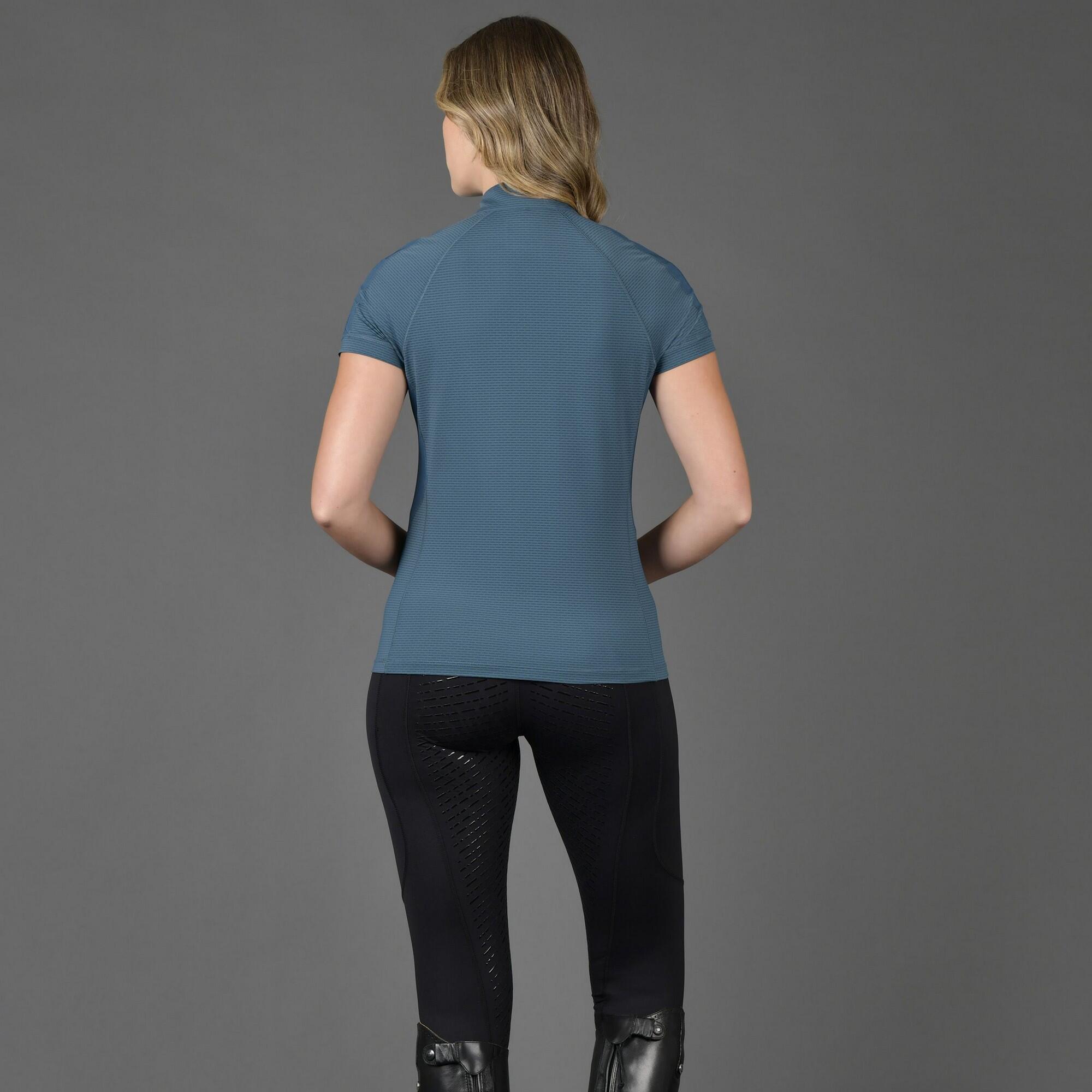 Womens/Ladies Sutton Base Layer Top (Teal) 2/4