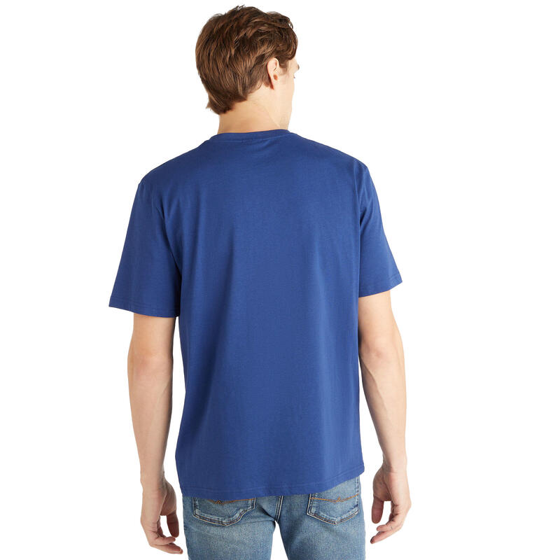 Tshirt TEAM Homme (Bleu marine / Blanc)