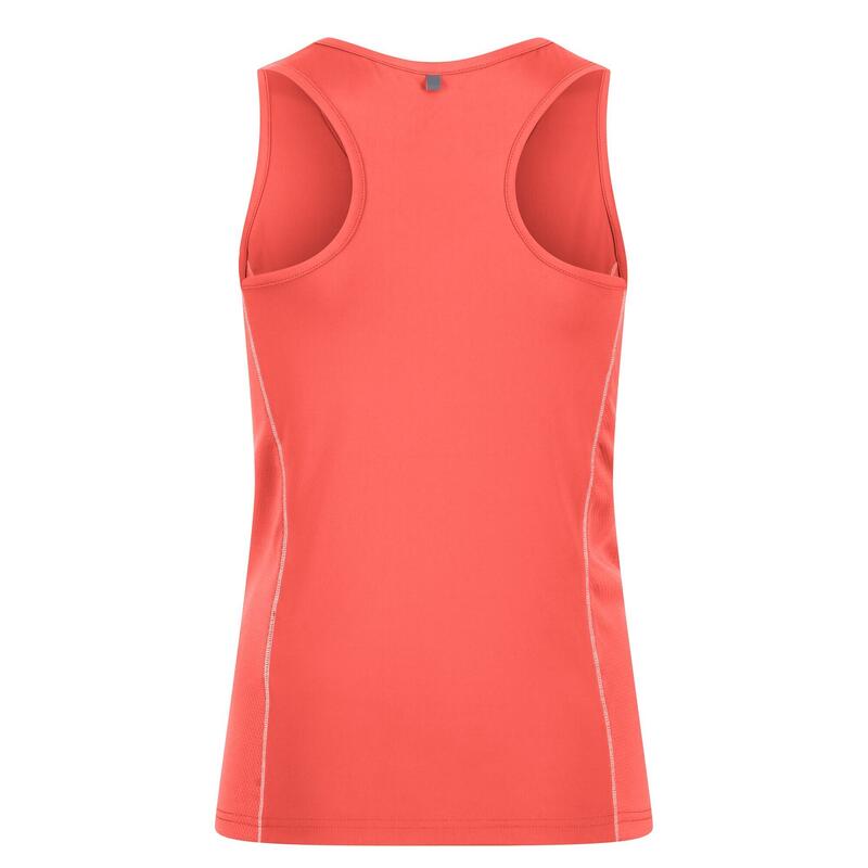 Camiseta sin Mangas Varey Activo para Mujer Melocotón Neón