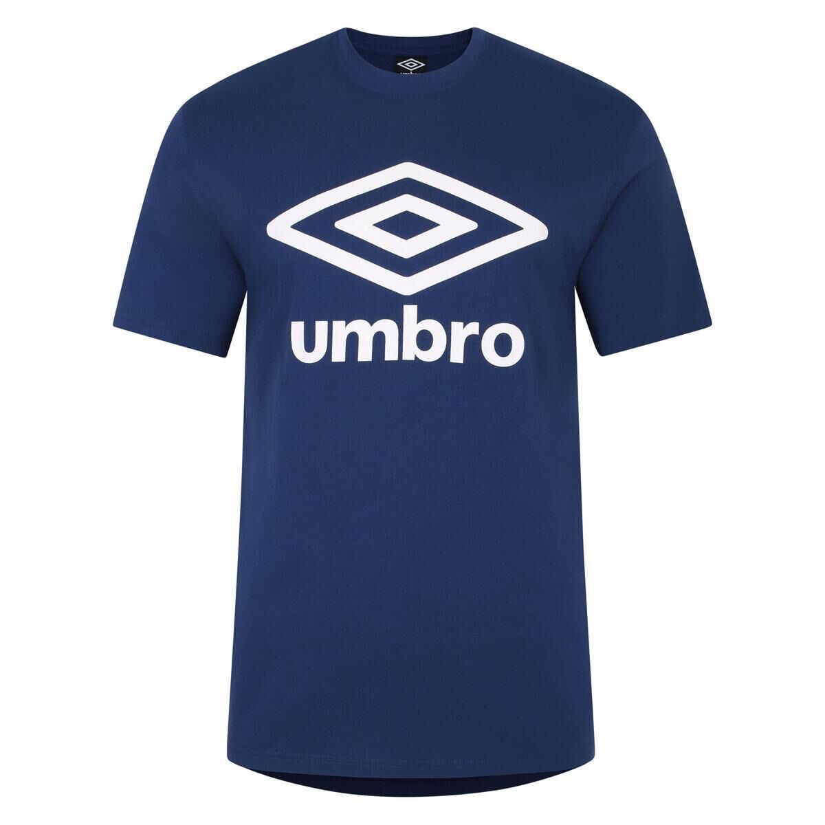 UMBRO Mens Team TShirt (Navy/White)