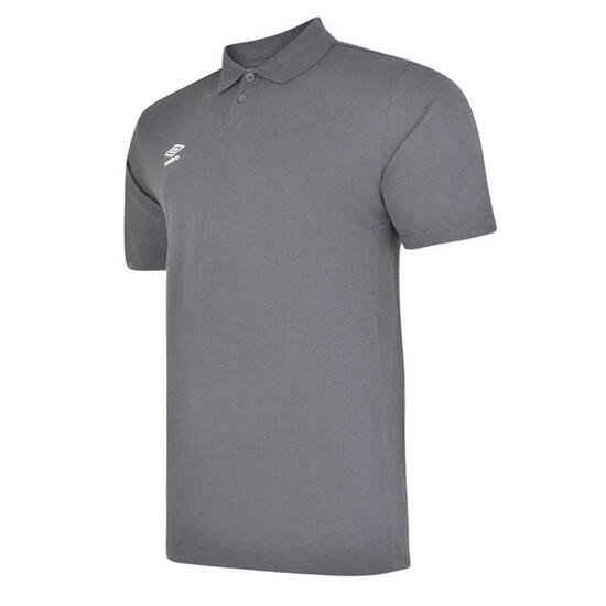 Essential" Poloshirt für Jungen Kohlen-Schwarz/Weiß