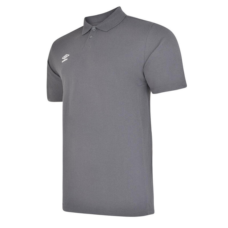 Polo ESSENTIAL Garçon (Carbone / Blanc)