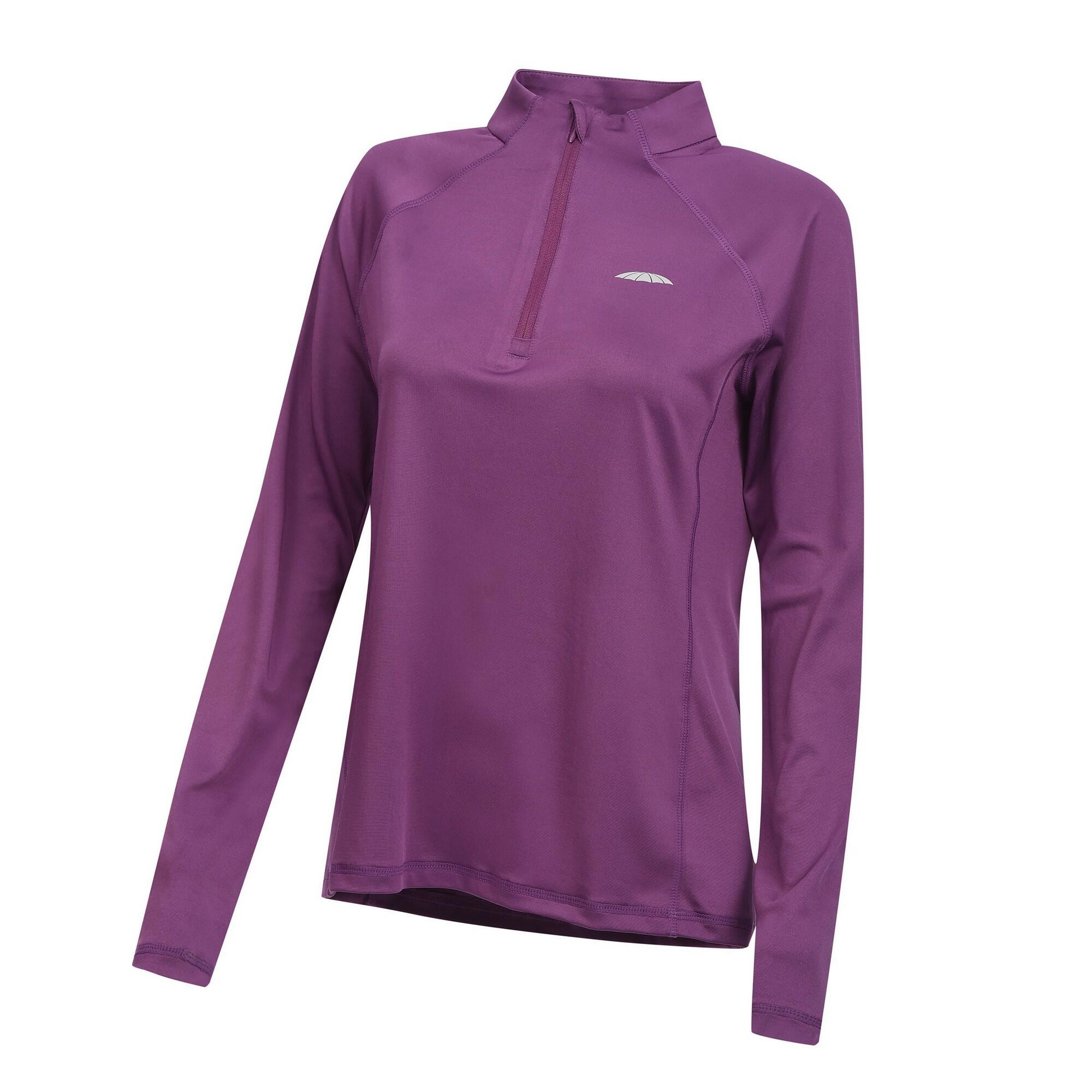 WEATHERBEETA Womens/Ladies Prime LongSleeved Base Layer Top (Violet)