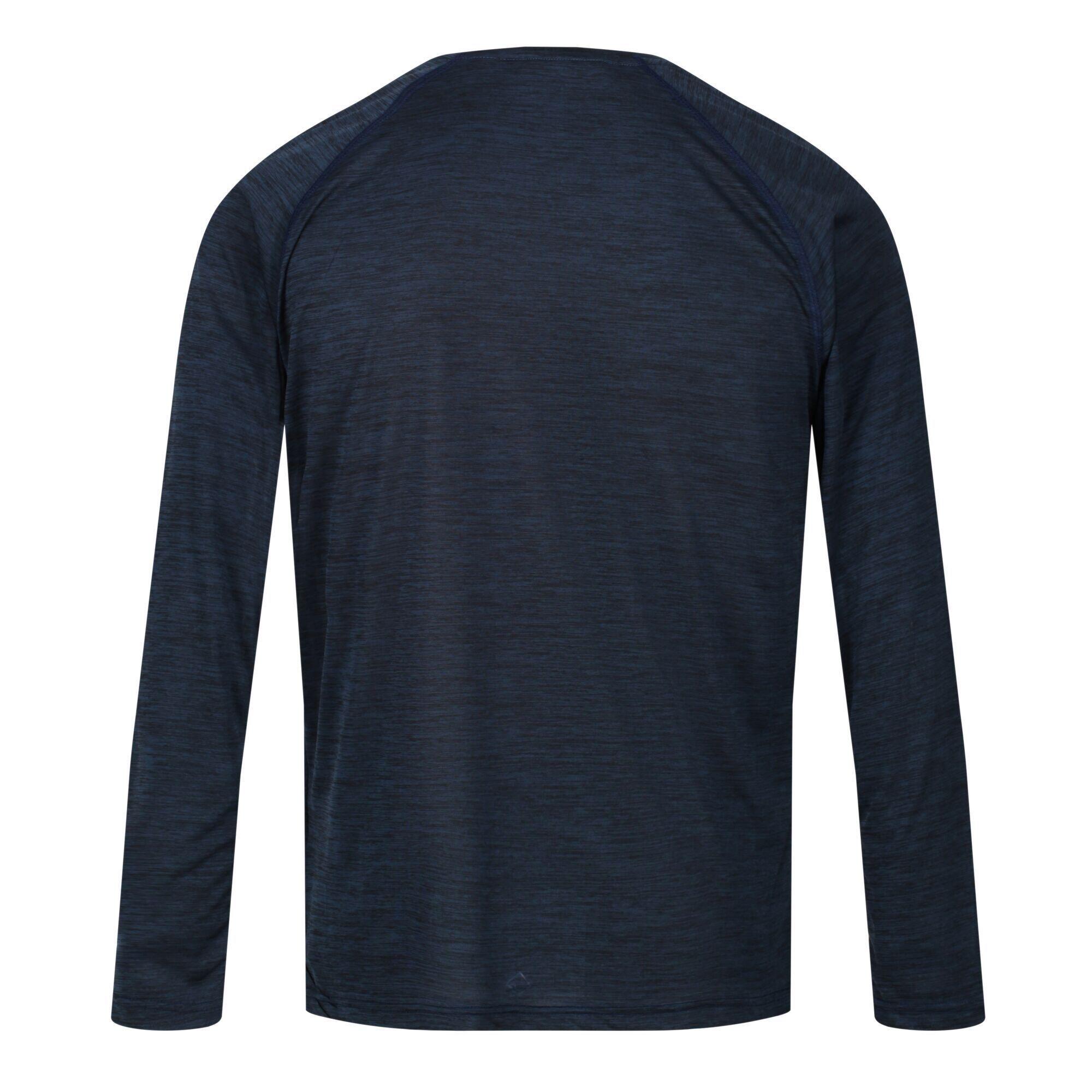 Mens Burlow Marl LongSleeved TShirt (Moonlight Denim Marl) 2/5