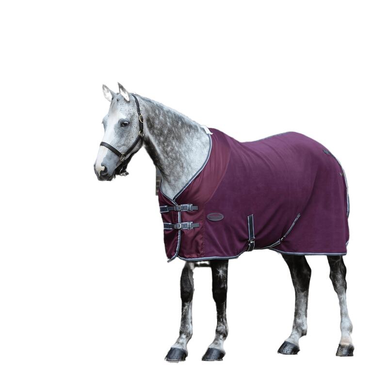 Couverture Cheval (Pourpre / Gris / Blanc)